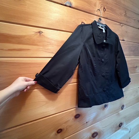 Chico's Black Utility Jacket with Tailored Fit and Notched Lapel size 1 (8/10) - Picture 3 of 7